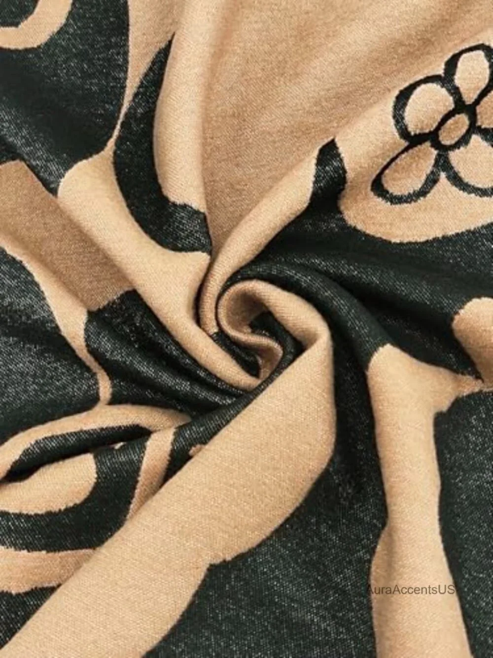 Reversible Pashmina Shawl Wrap 100% Acrylic Women's Scarf Gift